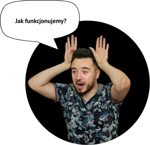 Mężczyzna z&nbsp;dłońmi przy głowie